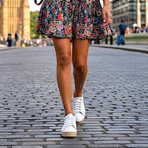 Anthropologie Dalson Espadrilles White Leather Jute Platform Sneakers Sz 6/EU37